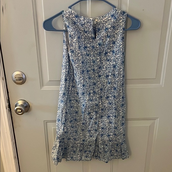 Vineyard Vines Floral Blue Kids Dress - Picture 3 of 3
